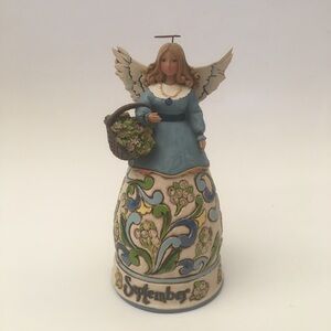Jim Shore Heartwood Creek September Birthday Angel 2008
